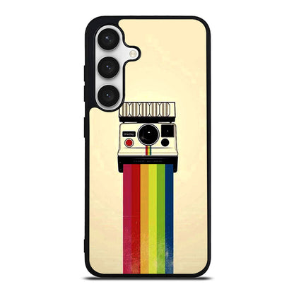 Polaroid Camera Colorful Rainbow Samsung Galaxy S24 FE Case