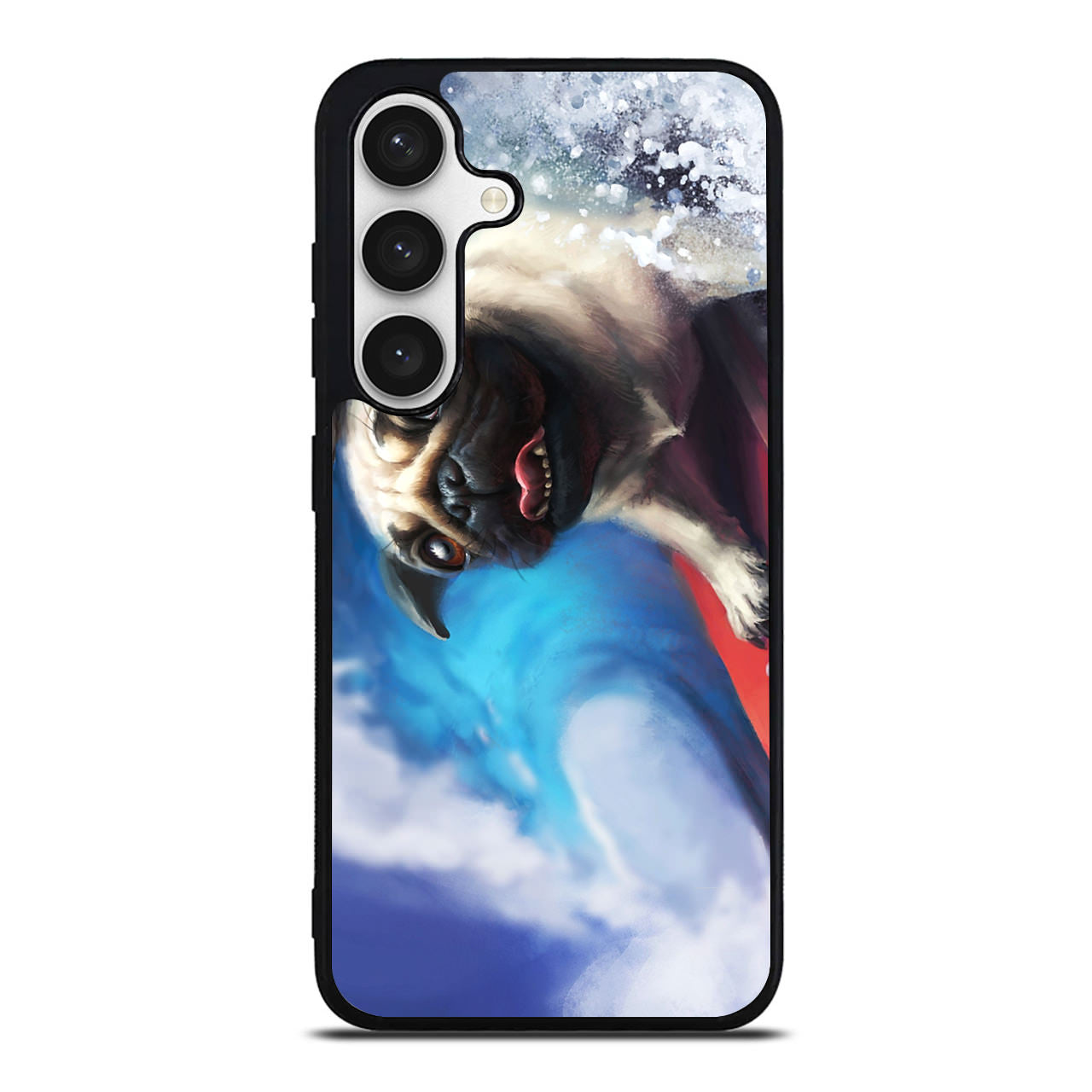 Pug Surfers Samsung Galaxy S24 FE Case