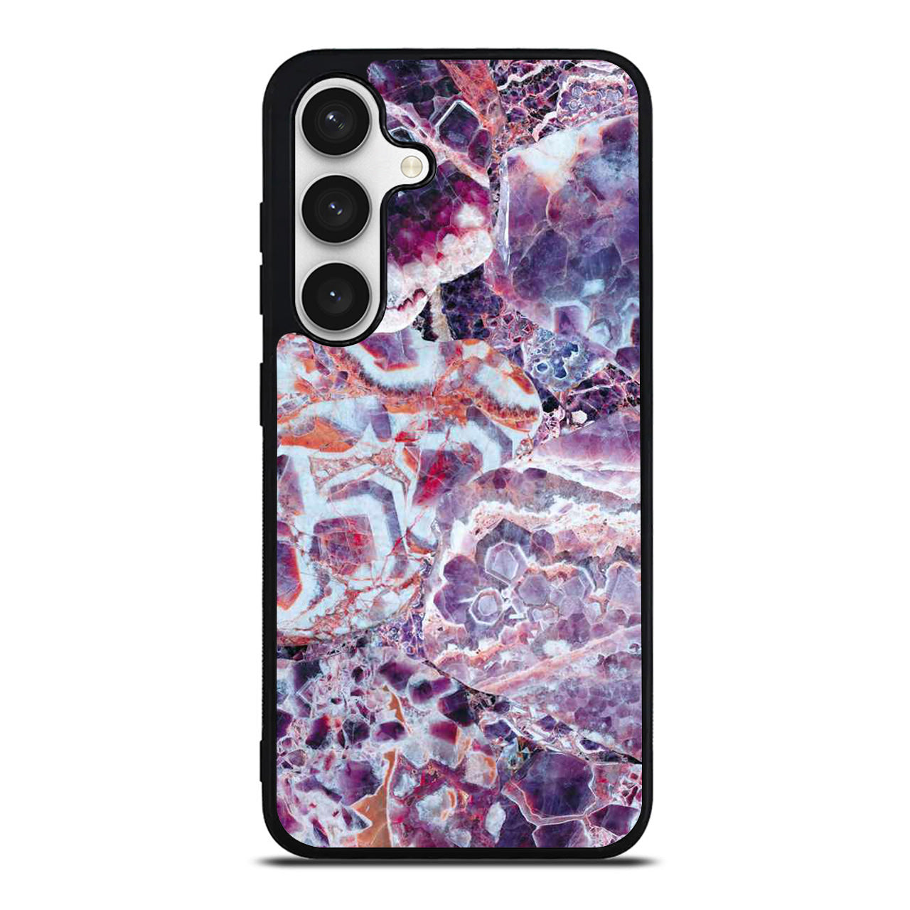 Purple Marble Samsung Galaxy S24 FE Case