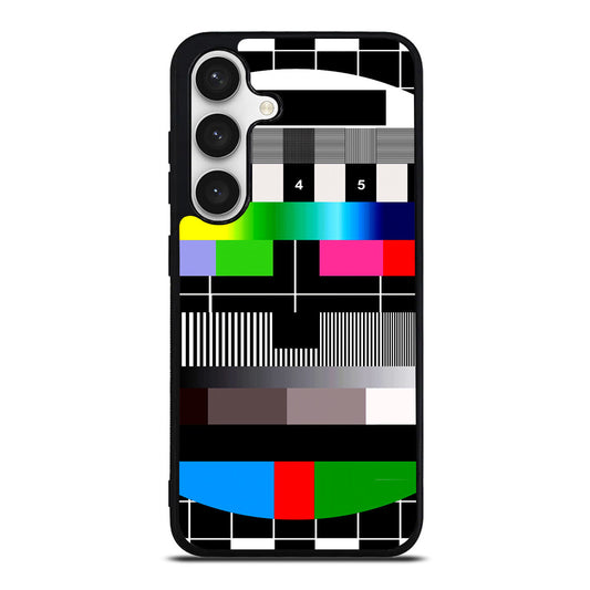 Scheme Pause TV Colorful Mesh Samsung Galaxy S24 FE Case