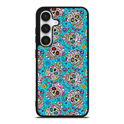 Skull Floral Sugar Samsung Galaxy S24 FE Case