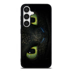 Toothless Dragon Eyes Close Up Samsung Galaxy S24 FE Case