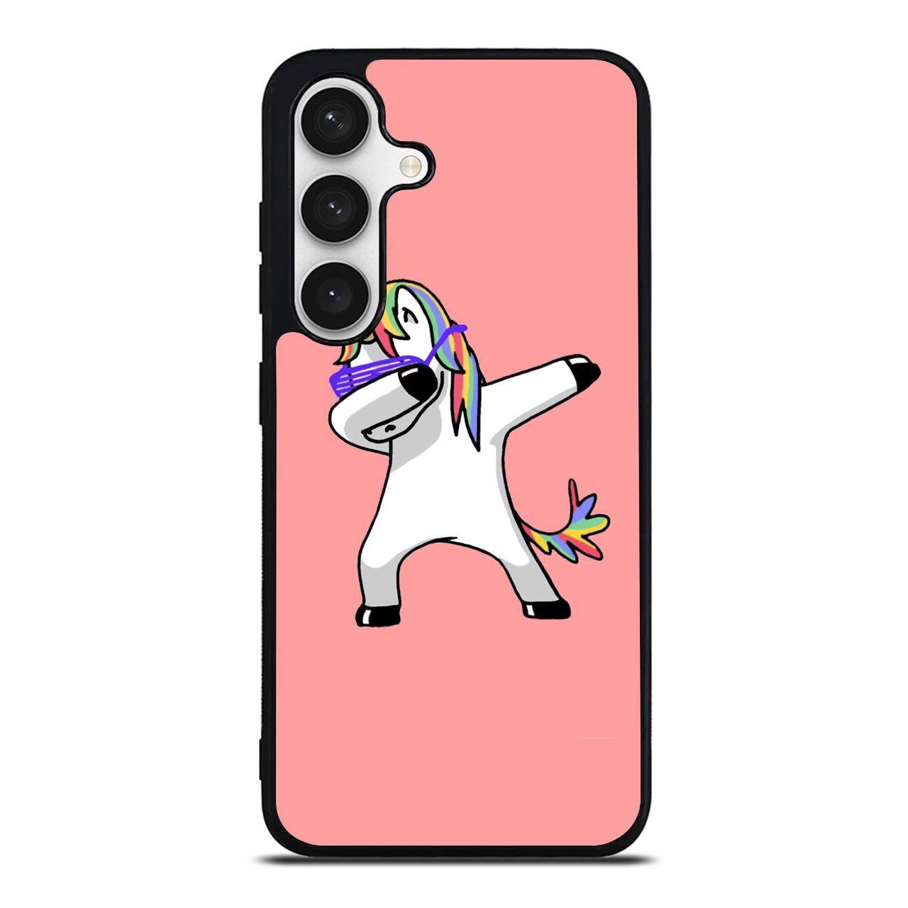 Unicorn Dabbing Pink Samsung Galaxy S24 FE Case