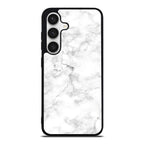 White Marble Samsung Galaxy S24 FE Case