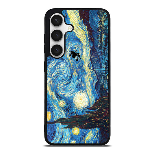 Witch on The Starry Night Sky Samsung Galaxy S24 FE Case