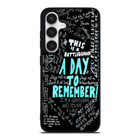 A Day To Remember Quote Samsung Galaxy S24 FE Case