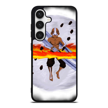 Avatar Aang Controls Four Elements Samsung Galaxy S24 FE Case