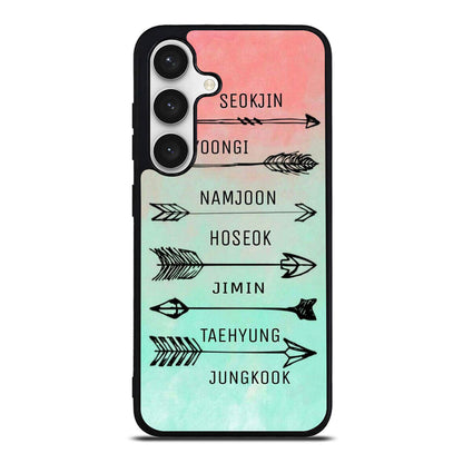 BTS Members Name Samsung Galaxy S24 FE Case