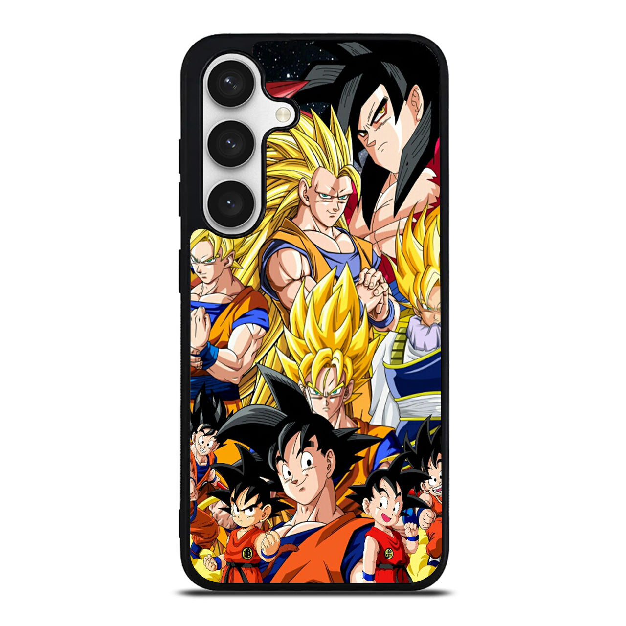 Dragon Ball Z Son Goku Transformation Samsung Galaxy S24 FE Case