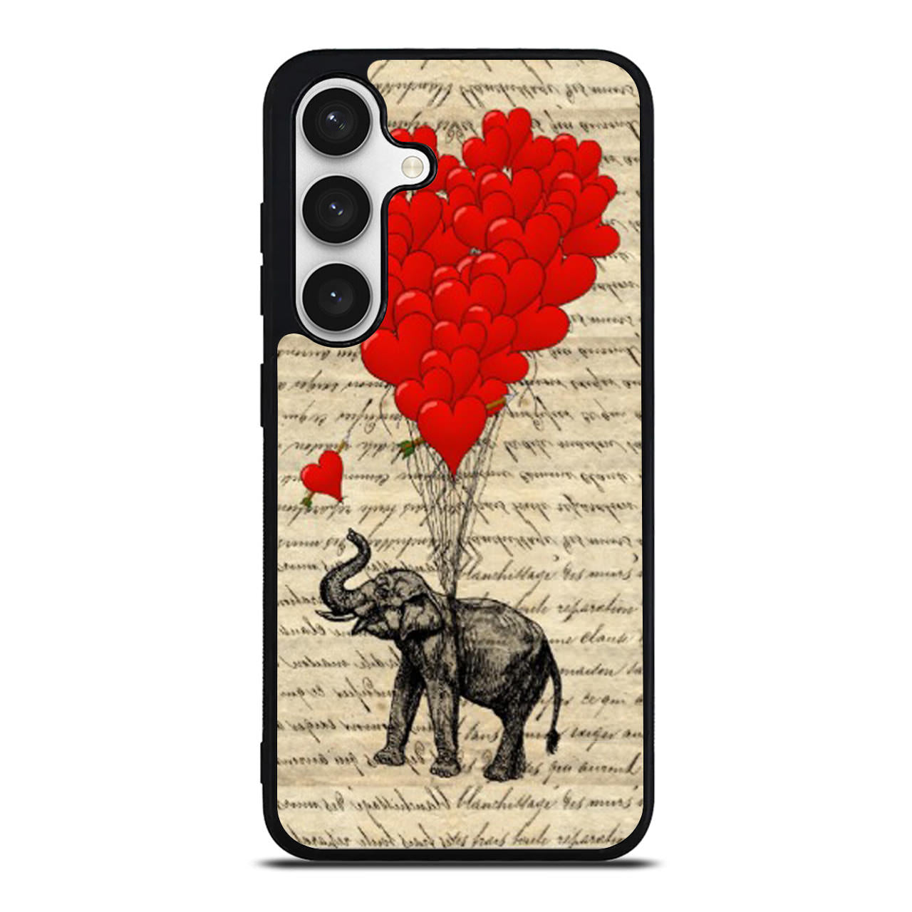 Elephant And Heart Samsung Galaxy S24 FE Case