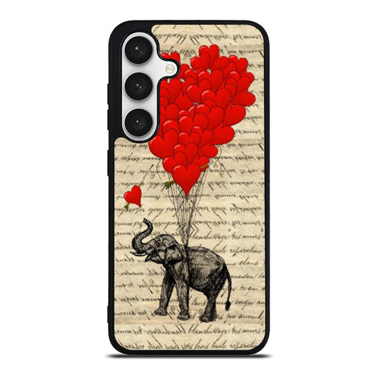 Elephant And Heart Samsung Galaxy S24 FE Case