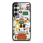 Friends TV Show Central Perk Sticker Samsung Galaxy S24 FE Case