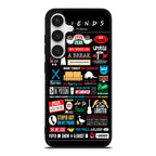Friends TV Show Quotes Poster Samsung Galaxy S24 FE Case