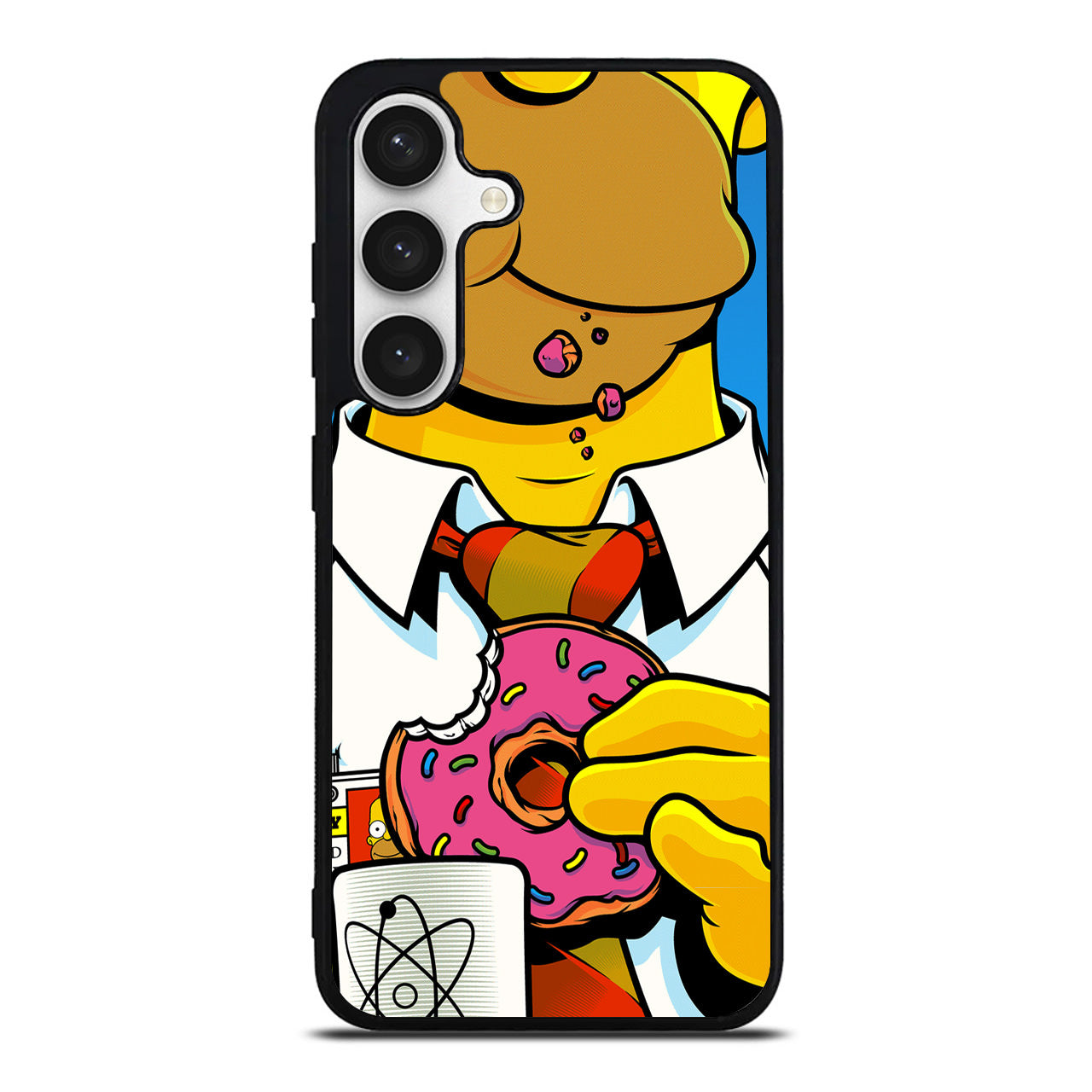 Homer Eats Donut Samsung Galaxy S24 FE Case