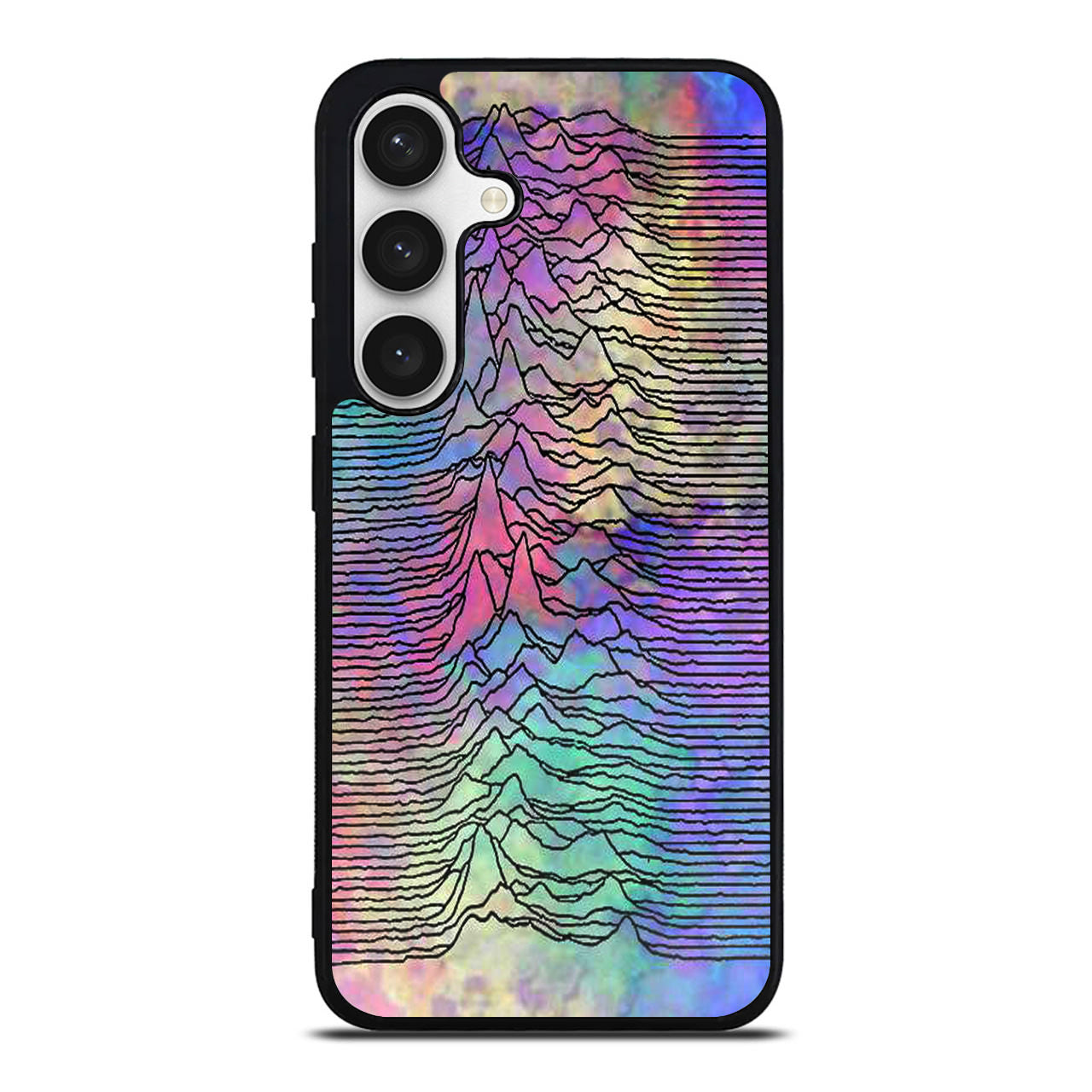 Joy Division Unknown Pleasures Colorful Samsung Galaxy S24 FE Case