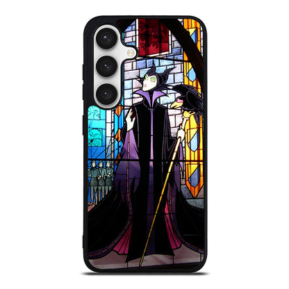 Maleficent Sleeping Beauty Glass Art Samsung Galaxy S24 FE Case