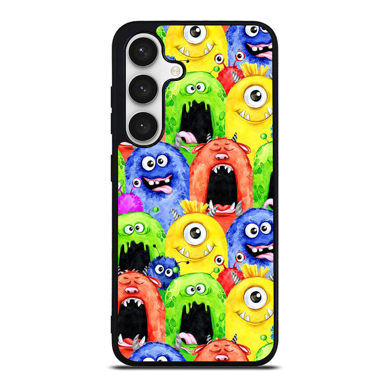 Monster Watercolor Art Samsung Galaxy S24 FE Case