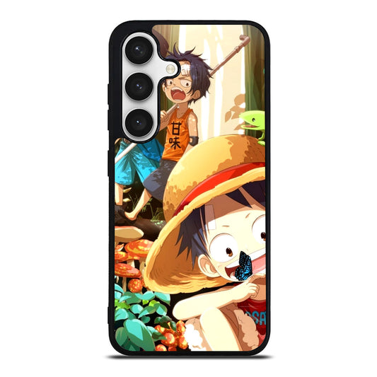 One Piece Little Sabo Ace Luffy Cute Samsung Galaxy S24 FE Case