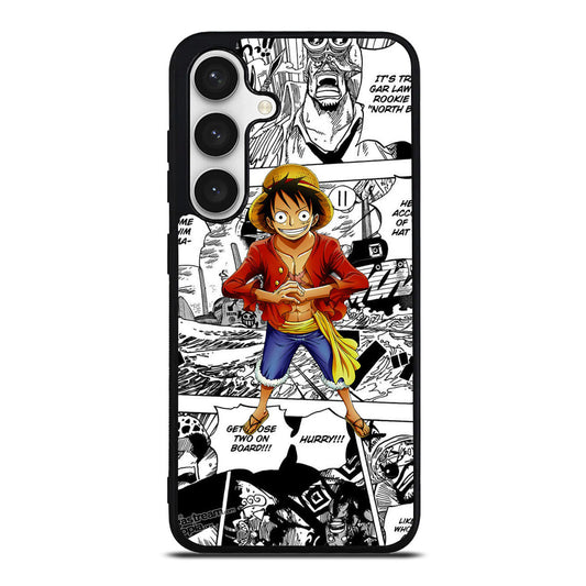 One Piece Luffy Comics Samsung Galaxy S24 FE Case