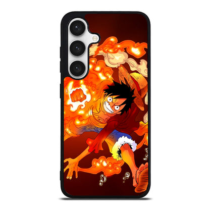 One Piece Luffy Red Hawk Samsung Galaxy S24 FE Case