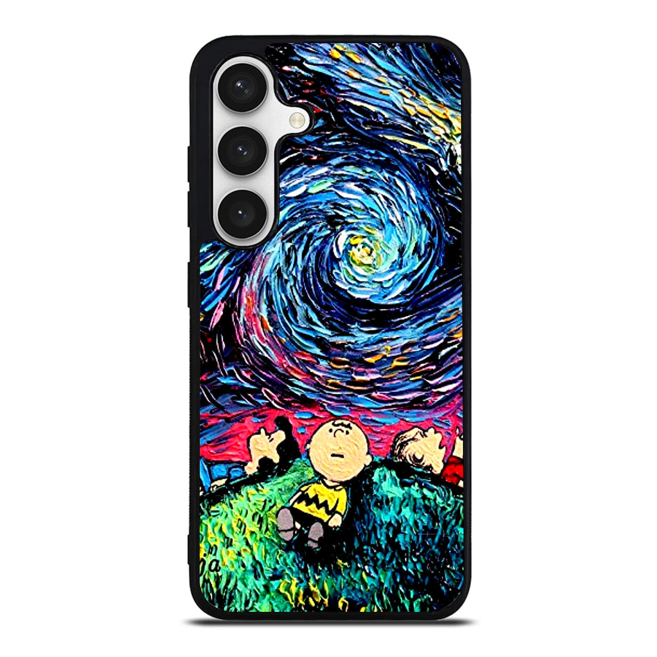 Peanuts At Starry Night Samsung Galaxy S24 FE Case