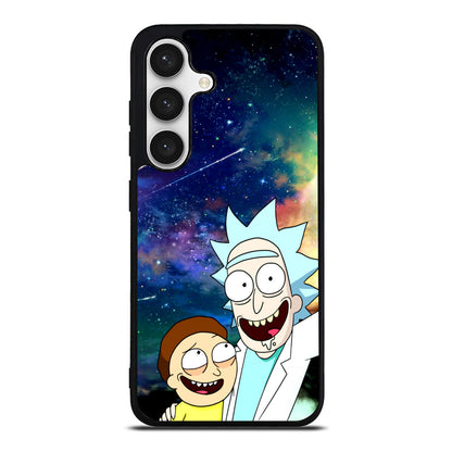 Rick And Morty In The Space Samsung Galaxy S24 FE Case