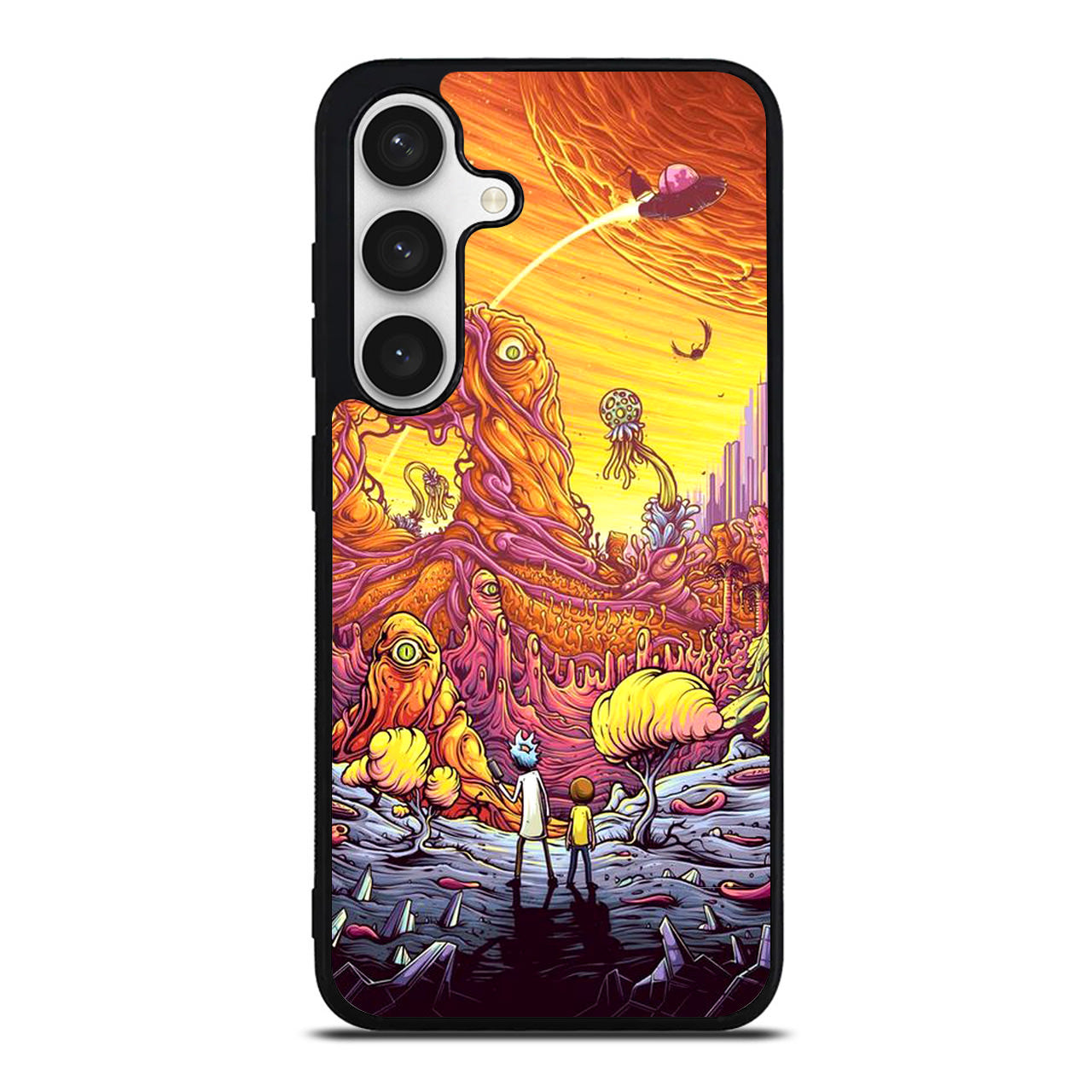 Rick And Morty Alien Planet Samsung Galaxy S24 FE Case