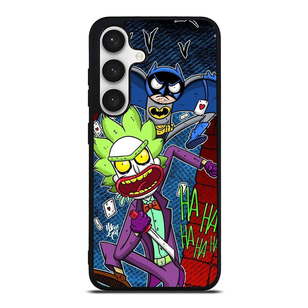 Rick And Morty Bat And Joker Clown Samsung Galaxy S24 FE Case