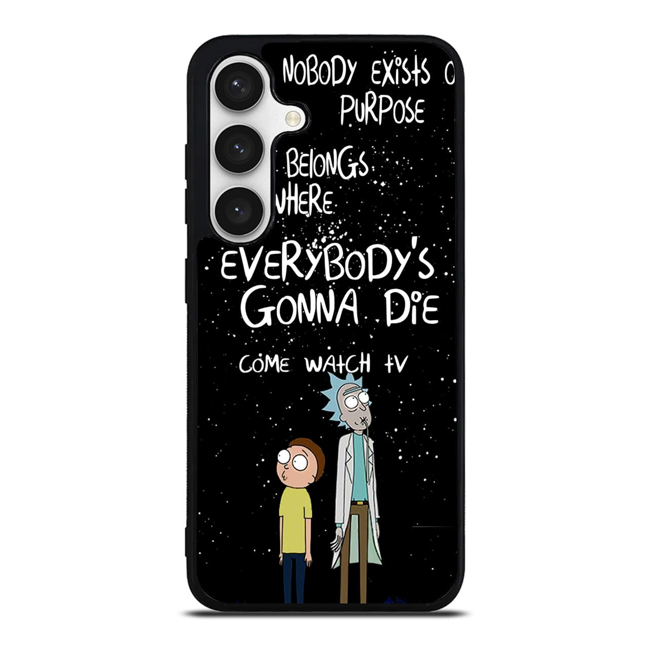 Rick And Morty Quotes Samsung Galaxy S24 FE Case