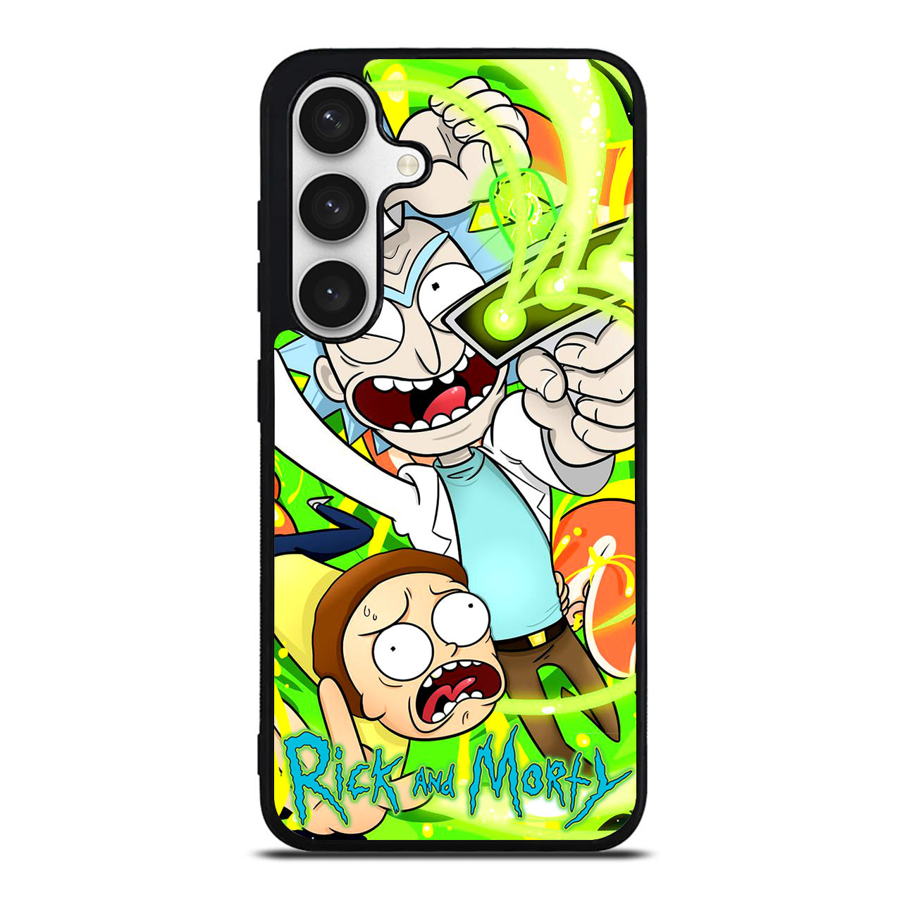 Rick And Morty Shoot Portal Gun Samsung Galaxy S24 FE Case