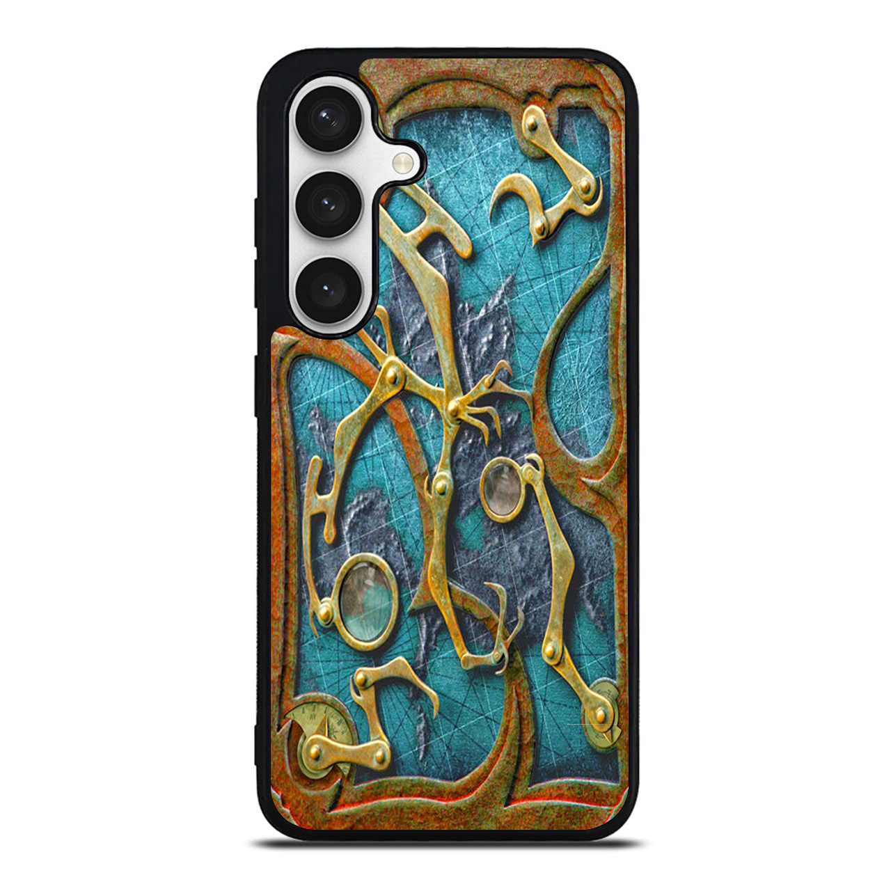 Steampunk Book Cover Samsung Galaxy S24 FE Case