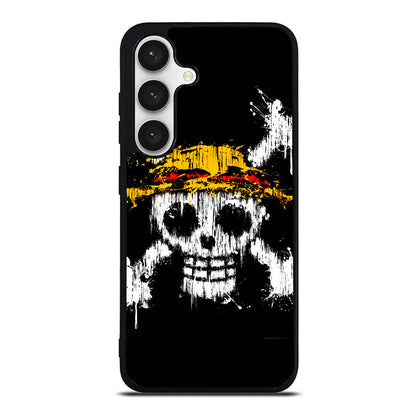 Straw Hat Pirate Logo Paint Samsung Galaxy S24 FE Case