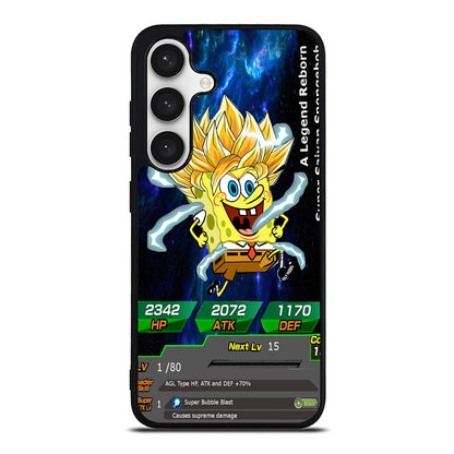 Super Saiyan Spongebob Card Samsung Galaxy S24 FE Case