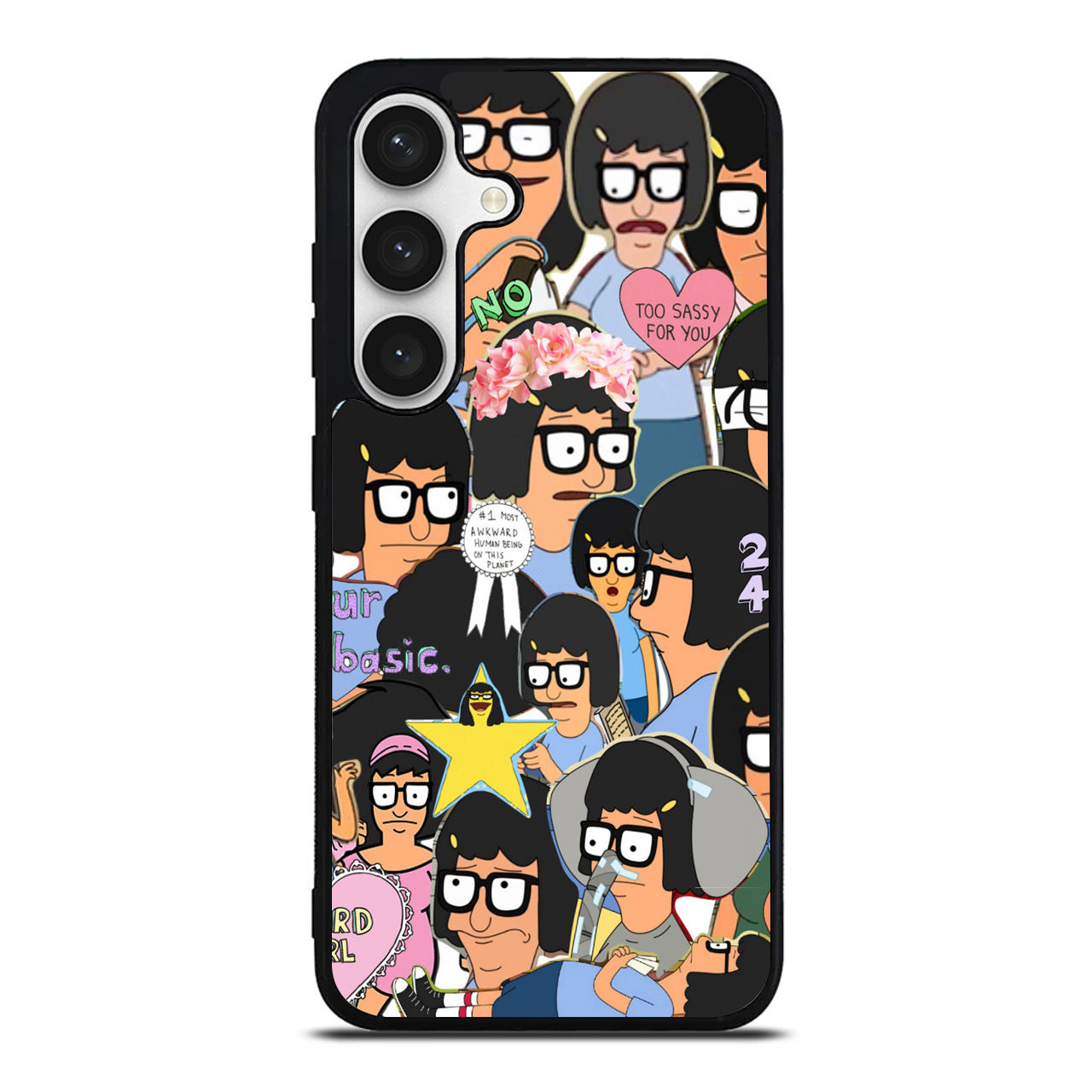 Tina Belcher Collage Samsung Galaxy S24 FE Case