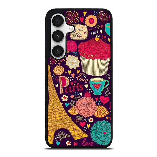 Vintage Love In Paris Samsung Galaxy S24 FE Case