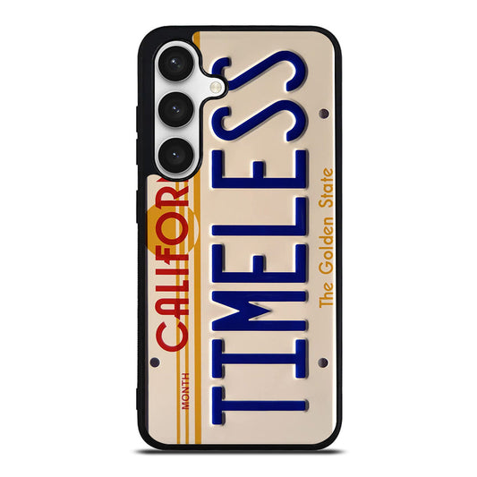 Back to the Future License Plate Timeless Samsung Galaxy S24 FE Case