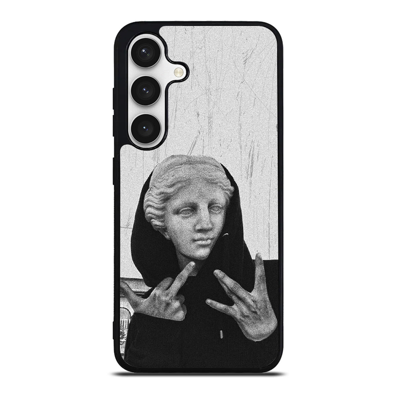 Greek Statue Wearing Hoodie Samsung Galaxy S24 FE Case