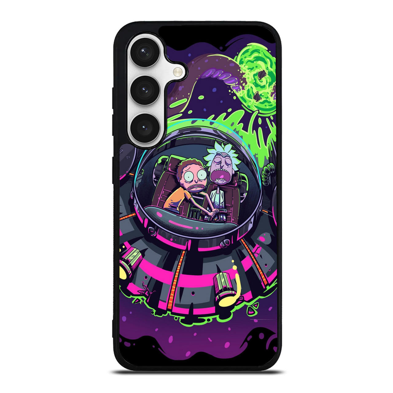 Rick And Morty Spaceship Samsung Galaxy S24 FE Case