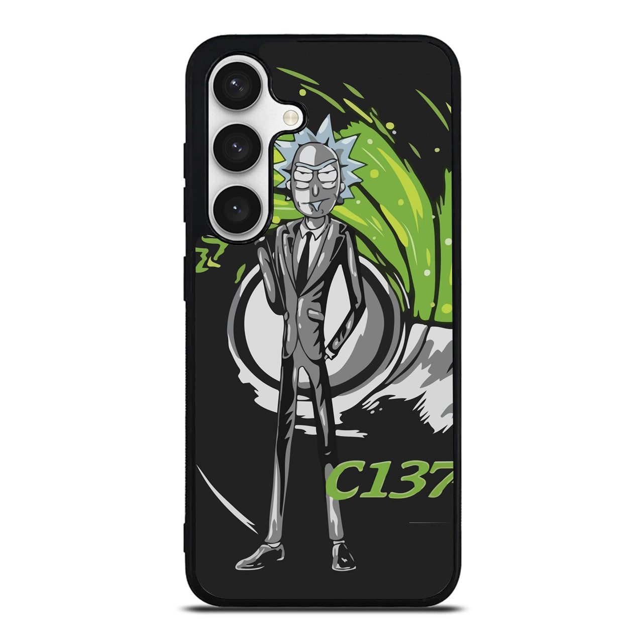 Rick Sanchez Agent C137 Samsung Galaxy S24 FE Case