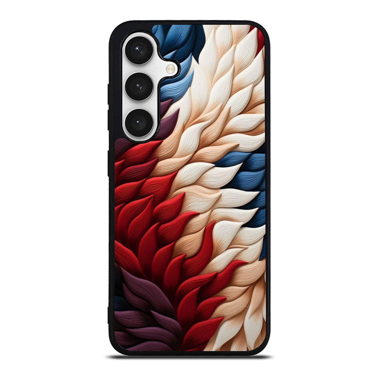 Colorful Feathers Art Samsung Galaxy S24 FE Case