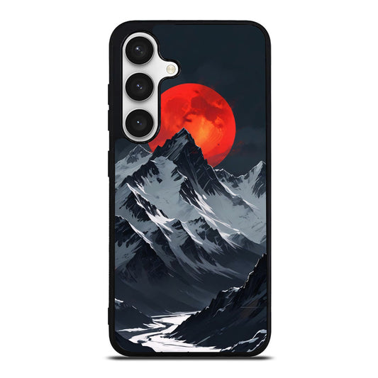 Crimson Eclipse The Mountain Samsung Galaxy S24 FE Case