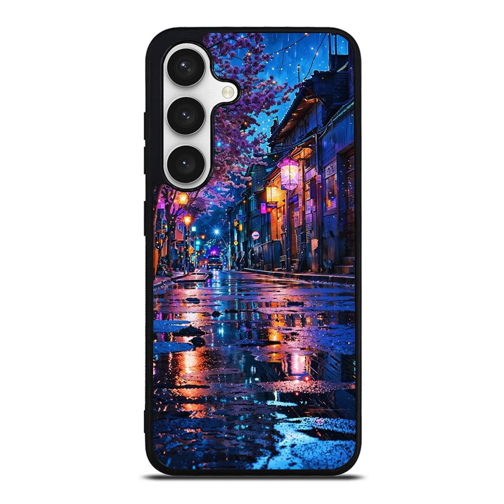 Midnight Sakura Glow Samsung Galaxy S24 FE Case