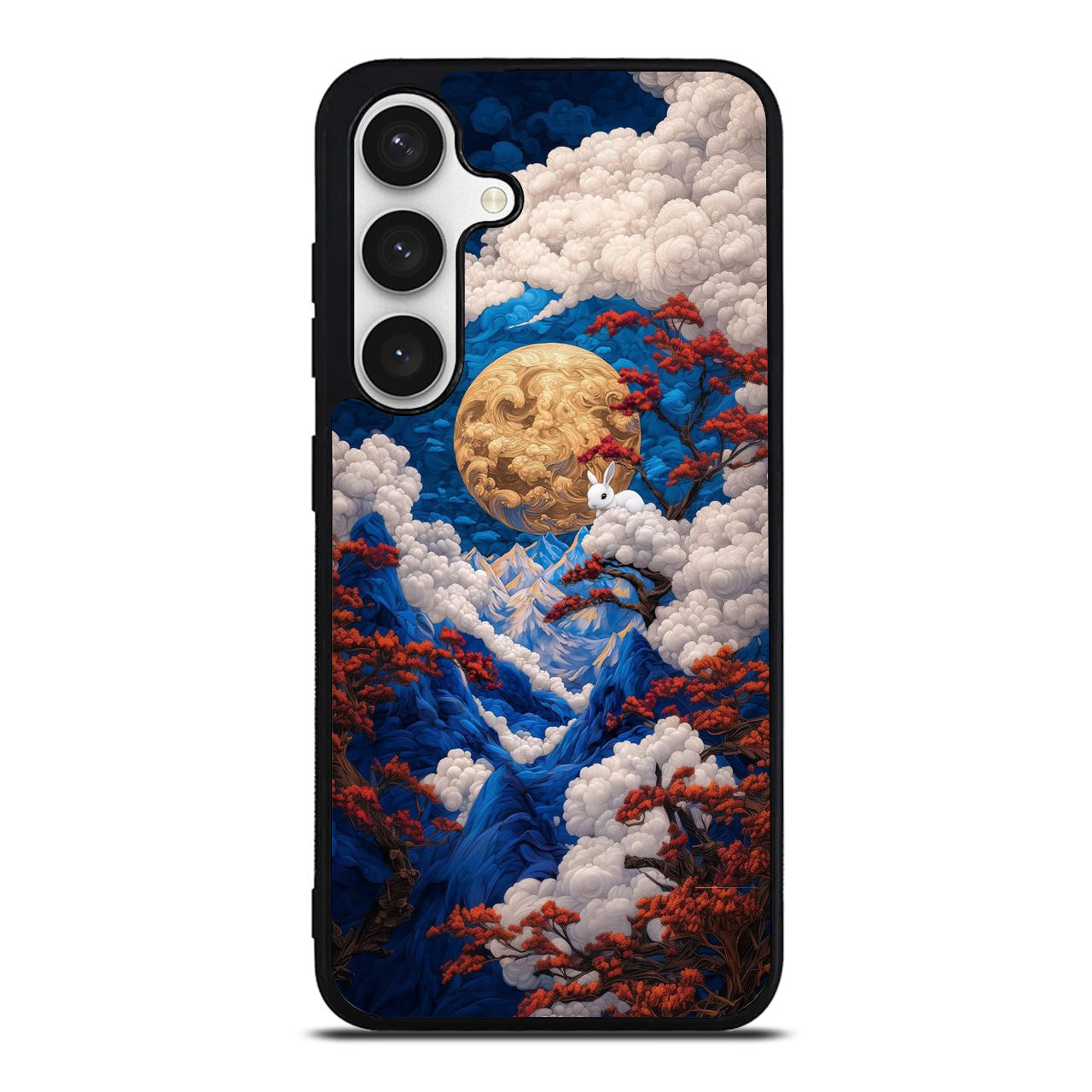 Moonlight Whispers Celestial Peaks Samsung Galaxy S24 FE Case