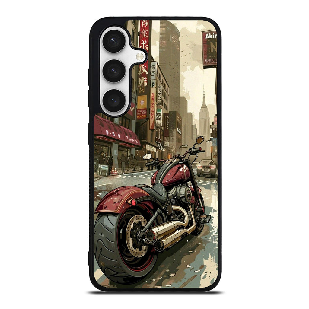 Motorcycle In Tokyo Streets Samsung Galaxy S24 / S24 Plus Case
