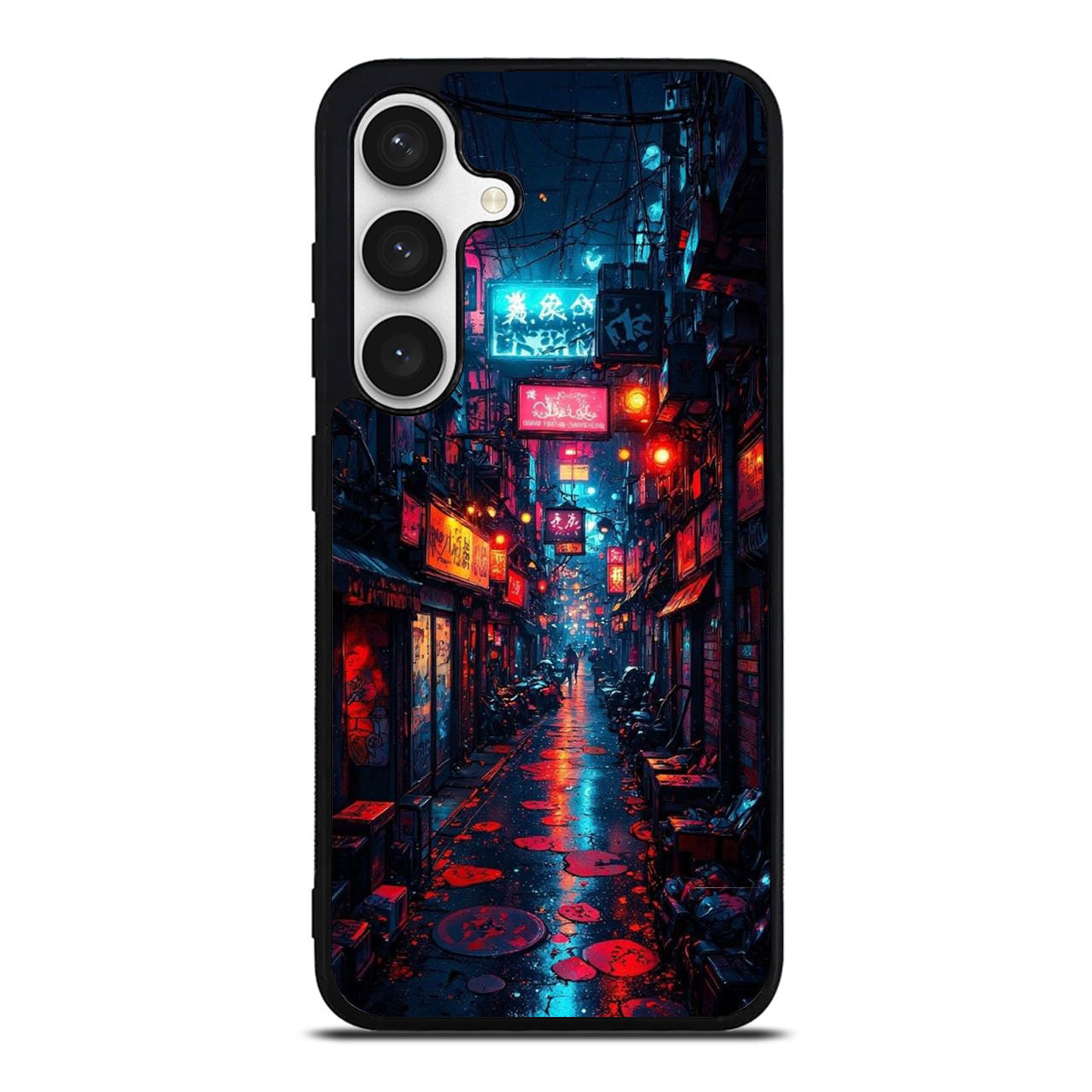 Neon Veins Of The Cyber City Samsung Galaxy S24 FE Case