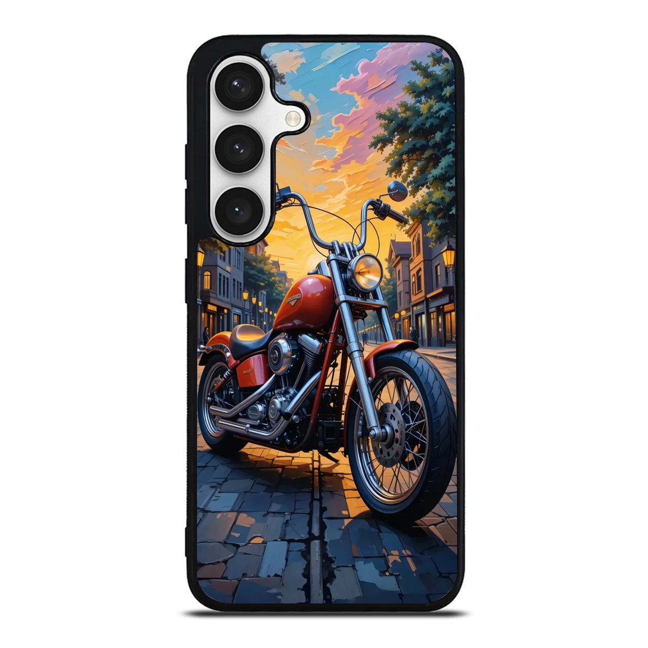 Sunset Thunder Ride Into the Glow Samsung Galaxy S24 FE Case