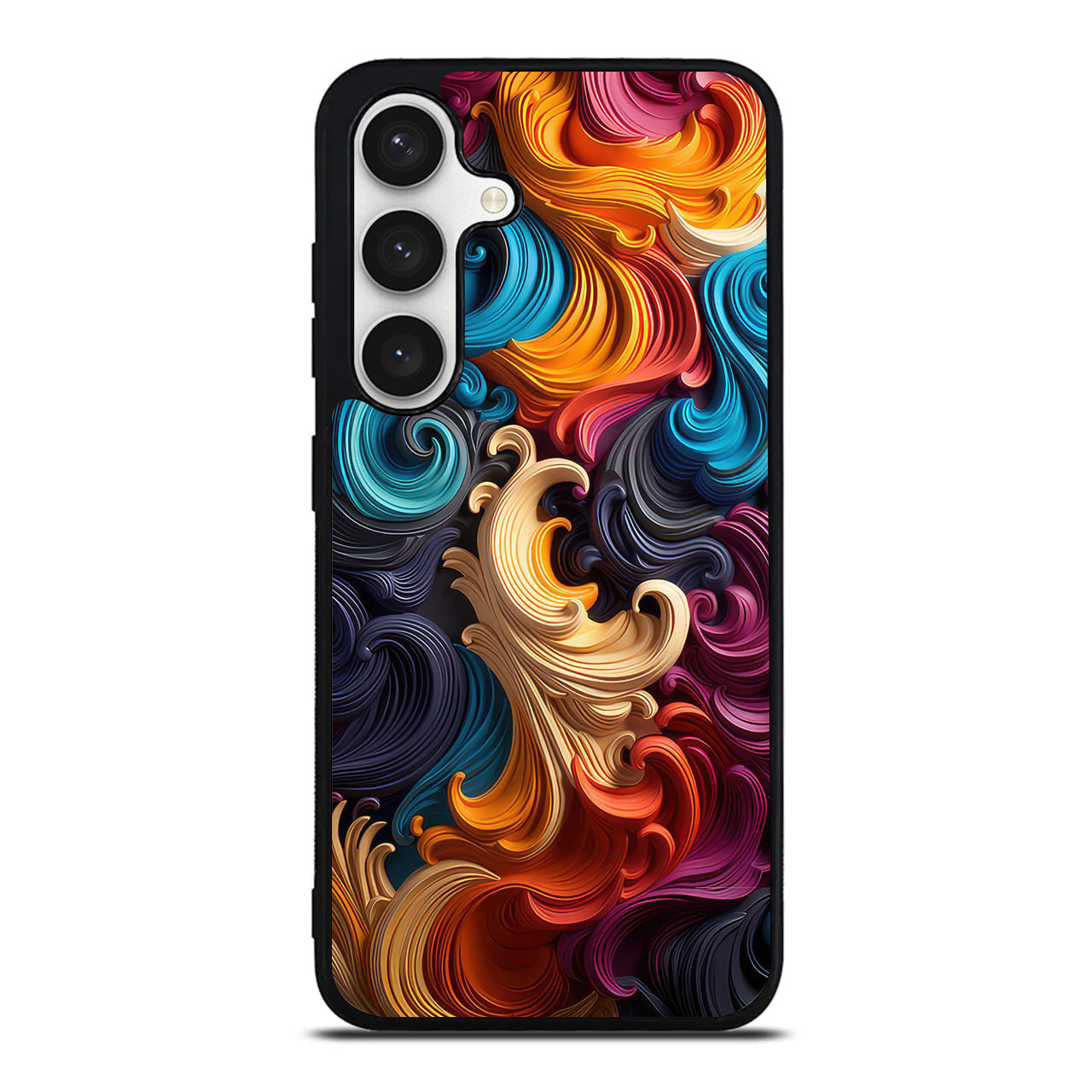The Dance of Abstract Waves Samsung Galaxy S24 / S24 Plus Case
