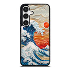 The Great Wave Off Paper Art Samsung Galaxy S24 FE Case
