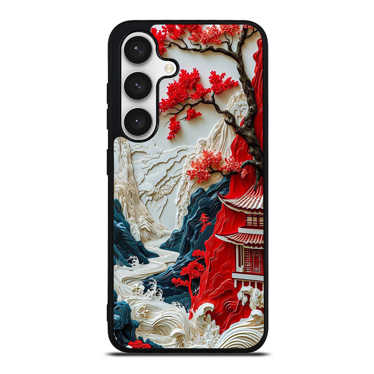 Whispers of the Crimson Zen Samsung Galaxy S24 FE Case