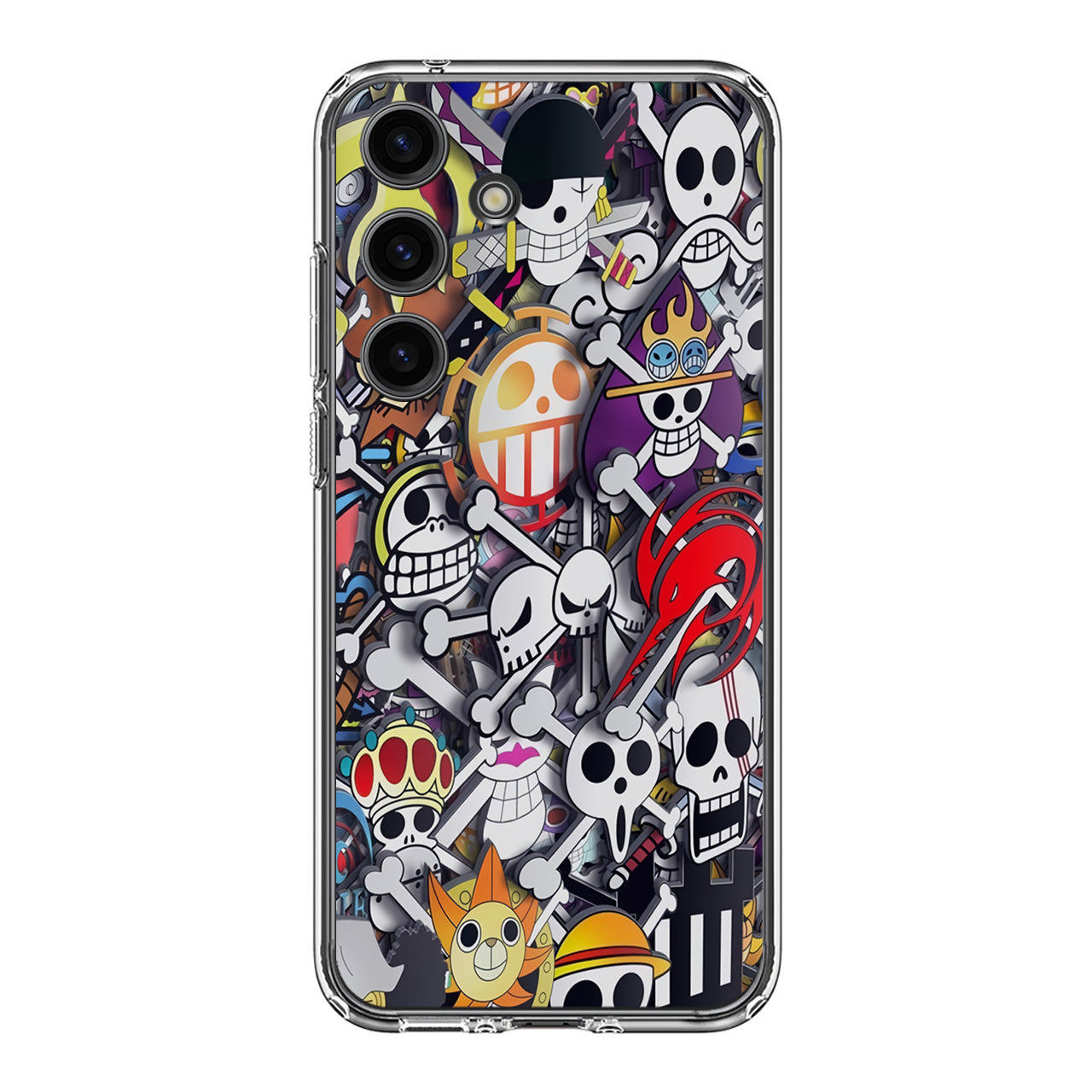 All Pirate Symbols One Piece Samsung Galaxy S24 FE Case